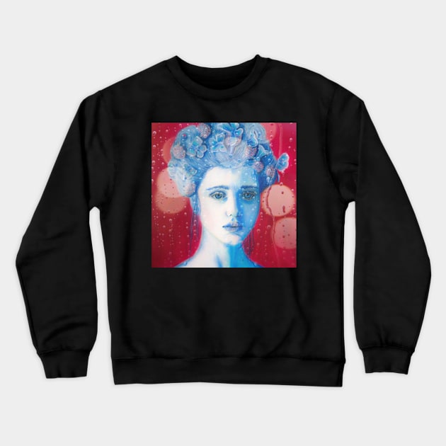 Rain Crewneck Sweatshirt by teenamarie23art